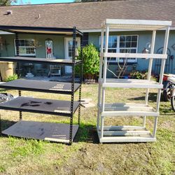 2 Shelving Racks 