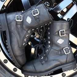 Harley-Davidson Balsa black Leather boots womens size 5M