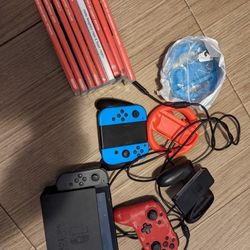 Nintendo Switch With Extras