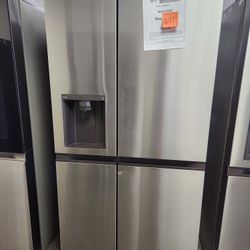 LG 27CF REFRIGERATOR 999! SIDE BY SIDE! 1 YEAR WARRANTY INCLUDED!