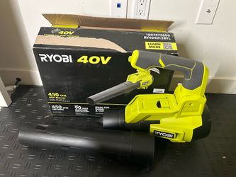 RYOBI ONE+ 18V 100 MPH 350 CFM Cordless Battery Variable-Speed Jet Fan Leaf Blower (Tool Only)