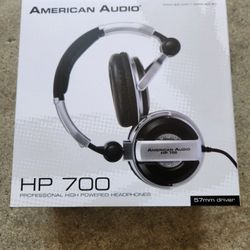 American Audio Headphones Hp-700
