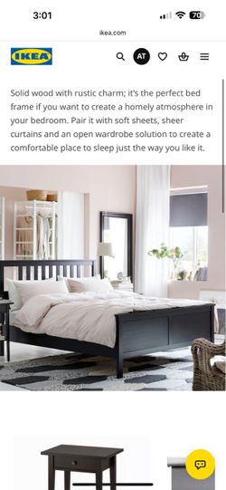 IKEA HEMNES Queen Bed frame