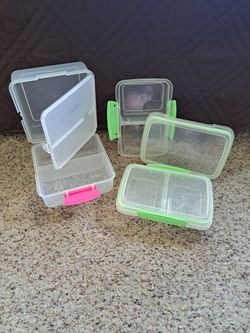 Travel Snack and Sandwich Containers
