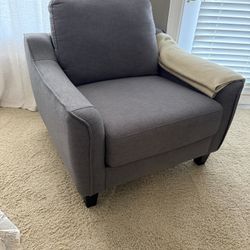 Gray Club Chair