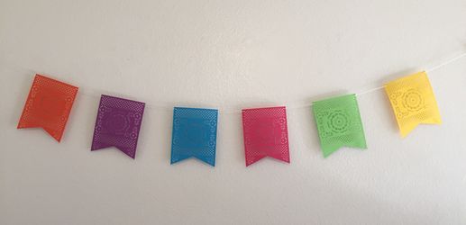 Papel picado banner set