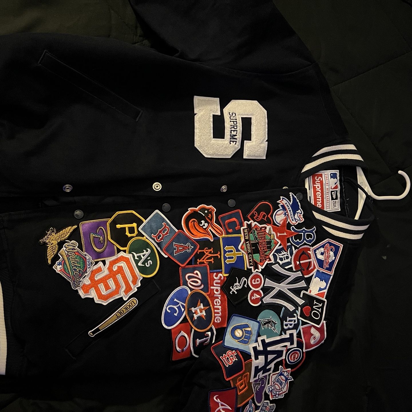 Supreme MLB Varsity Jacket for Sale in North Plainfield NJ OfferUp