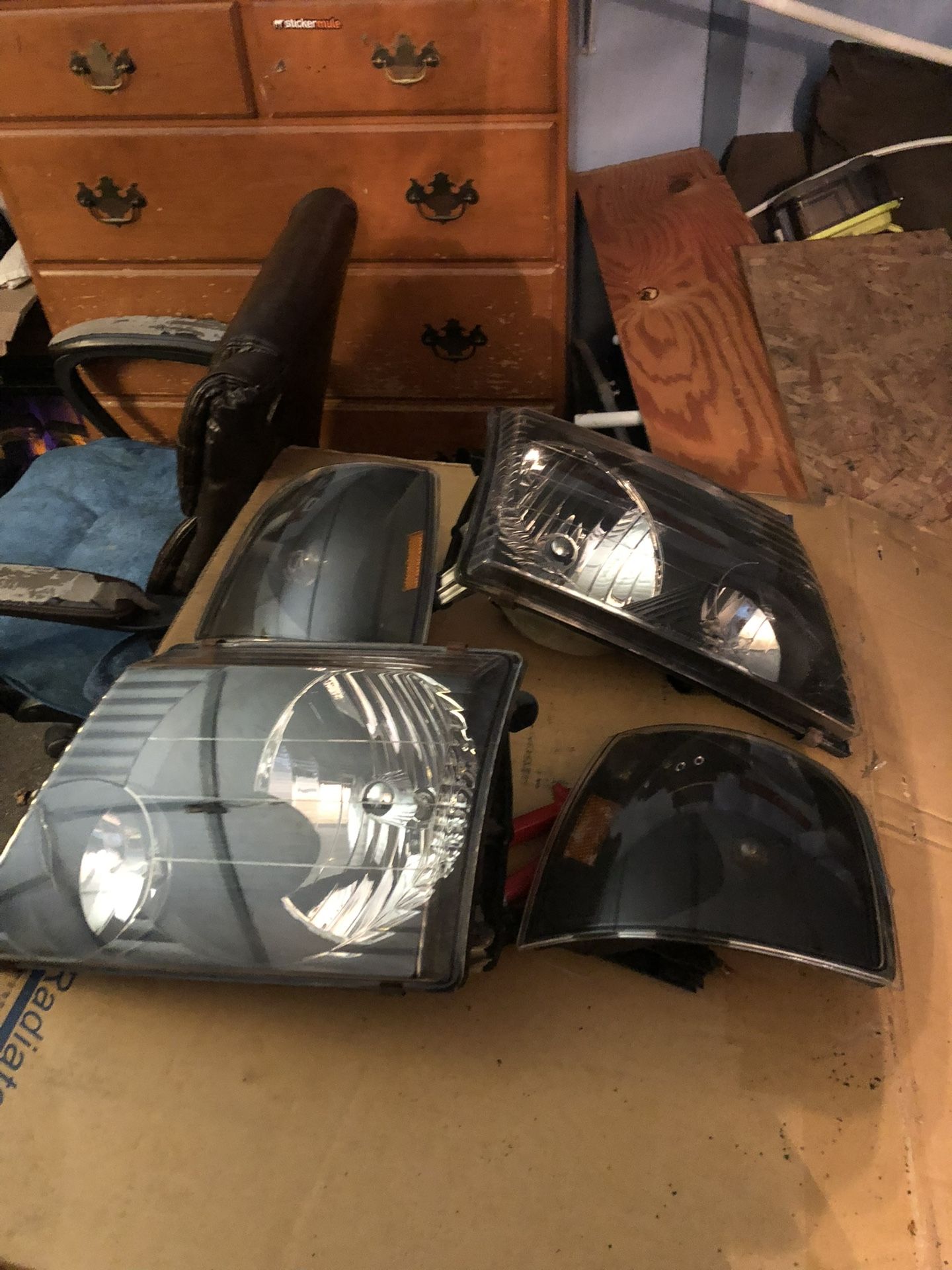 Headlights for a 2002 Ford Explorer