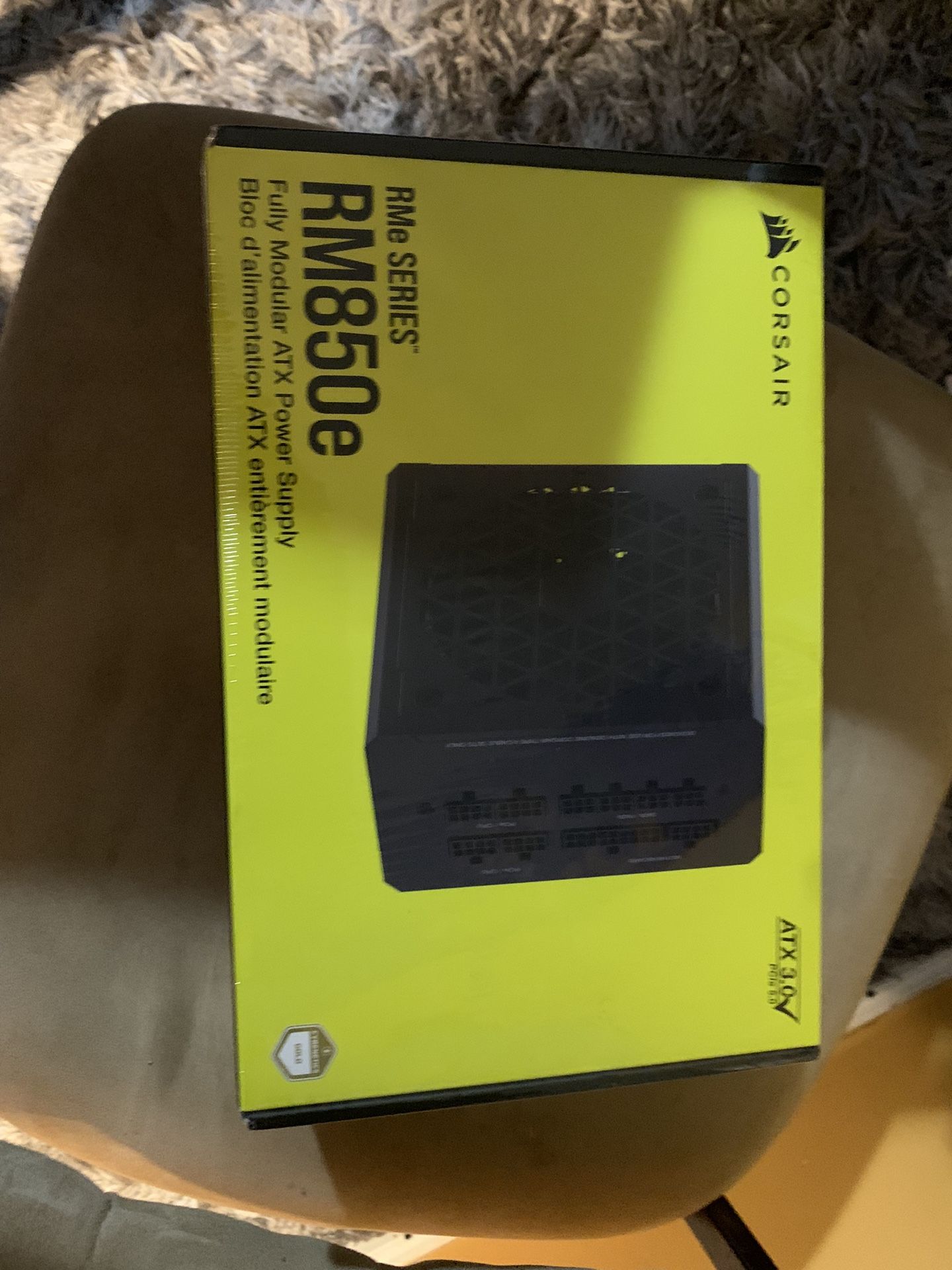 Corsair RM850e (2023) Fully Modular Low-Noise Power Supply - ATX 3.0 & PCIe 5.0 Compliant - 105°C-Rated Capacitors - 80 Plus Gold Efficiency - Modern