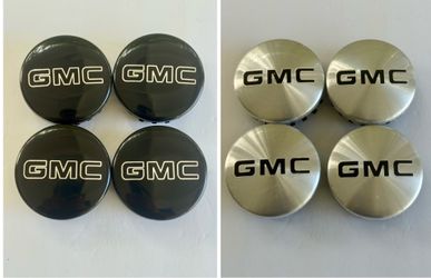 $35  Each Set 4X Brushed Wheel Hub Cap Center for Canyon, Sierra 1500, Yukon 2018+