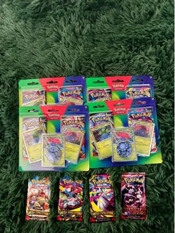 8 Pokemon TCG Packs Bundle Lot