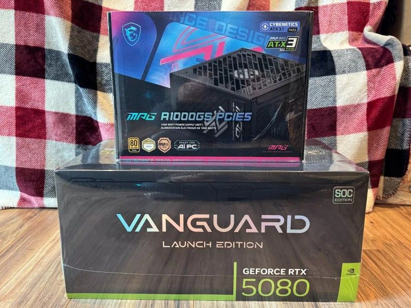 MSI GeForce RTX 5080 Vanguard SOC Launch Edition Bundle - IN HAND SHIPS FREE