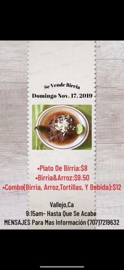 Platillos de birria