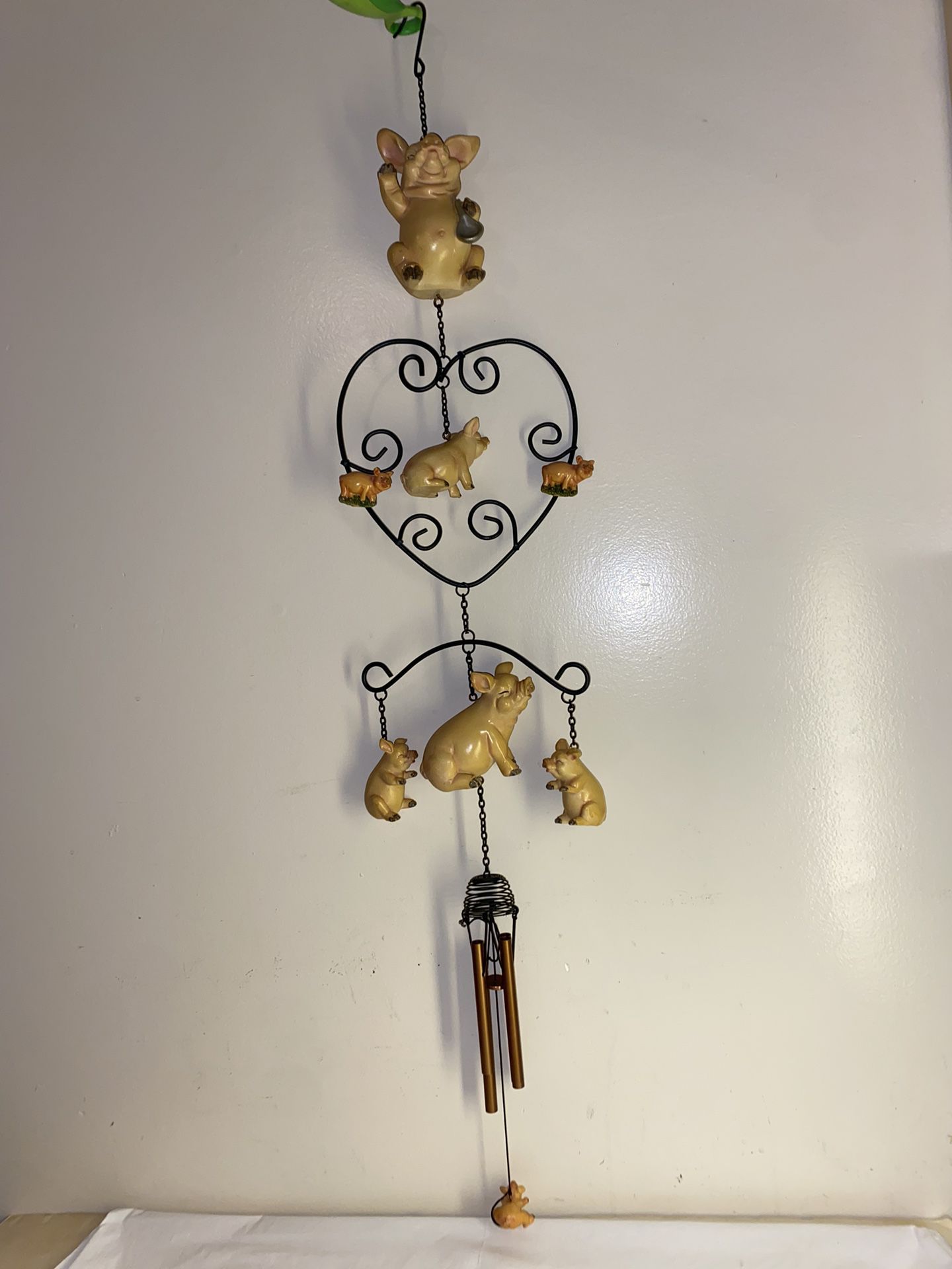3 Ft Long Pig Wind Chime