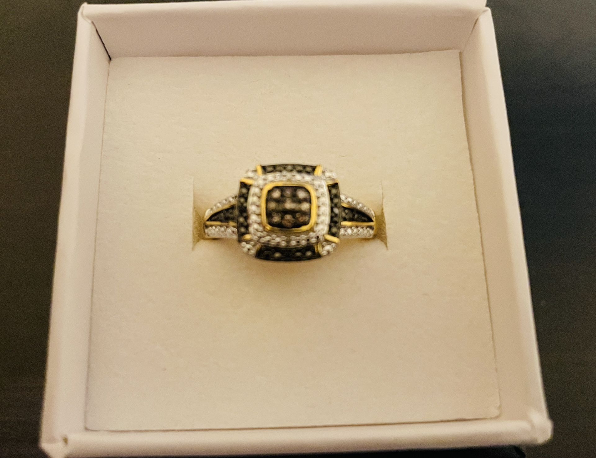 Diamond Trio Cocktail Ring