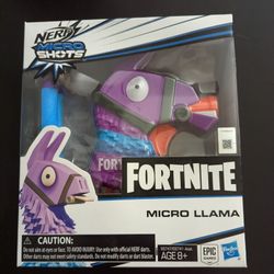 NERF Fortnite Llama Microshots Dart-Firing Toy Blaster & 2 Official Elite Darts