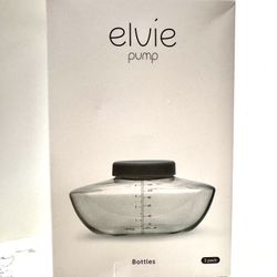 Elvie Pump Breast Milk Storage Bottles (Pack of 3) 5oz Freezer Safe, BRAND NEW