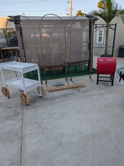 Cart with Archs and Ice Box