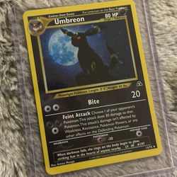 1st Edition Umbreon Pokemon Card