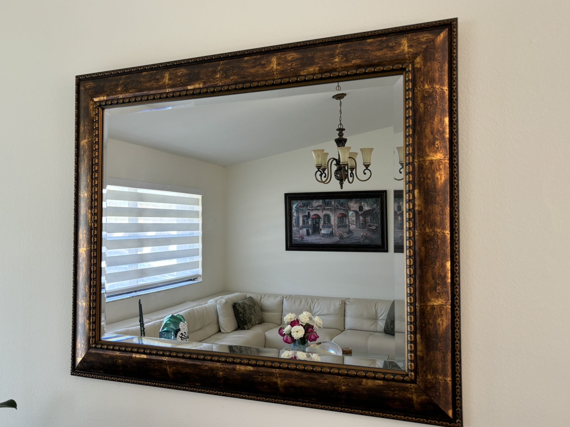 Mirror and Console Table