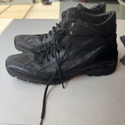 Bacco Bucci Italian Leather Boots 9