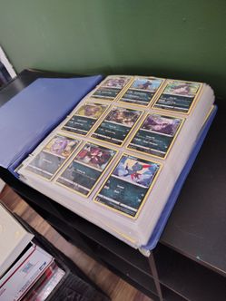 Binder full of pokémon cards