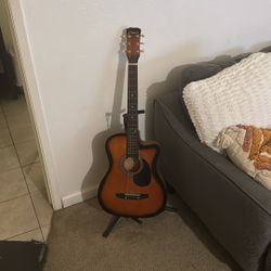 Crescent Acoustic Guitar