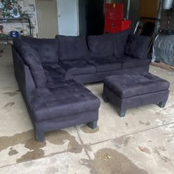 Sectional Sofa With Ottoman $25 Delivery In Dallas
