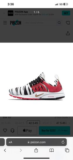 Nike Air Presto South Korea US Men 10