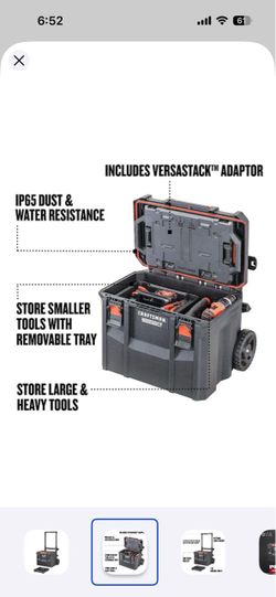 Versastack rolling tool box