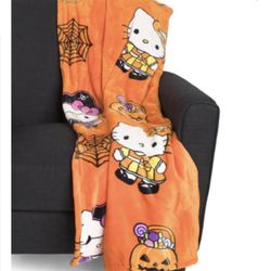 Hello Kitty Halloween Blanket