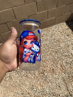 LA Dodgers Glass Cup 