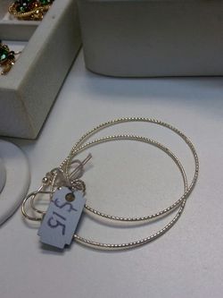 .925 sterling silver hoop earings