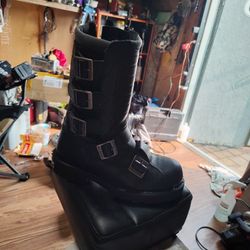 Men's Harley Davidson Side Light Leather Boots 