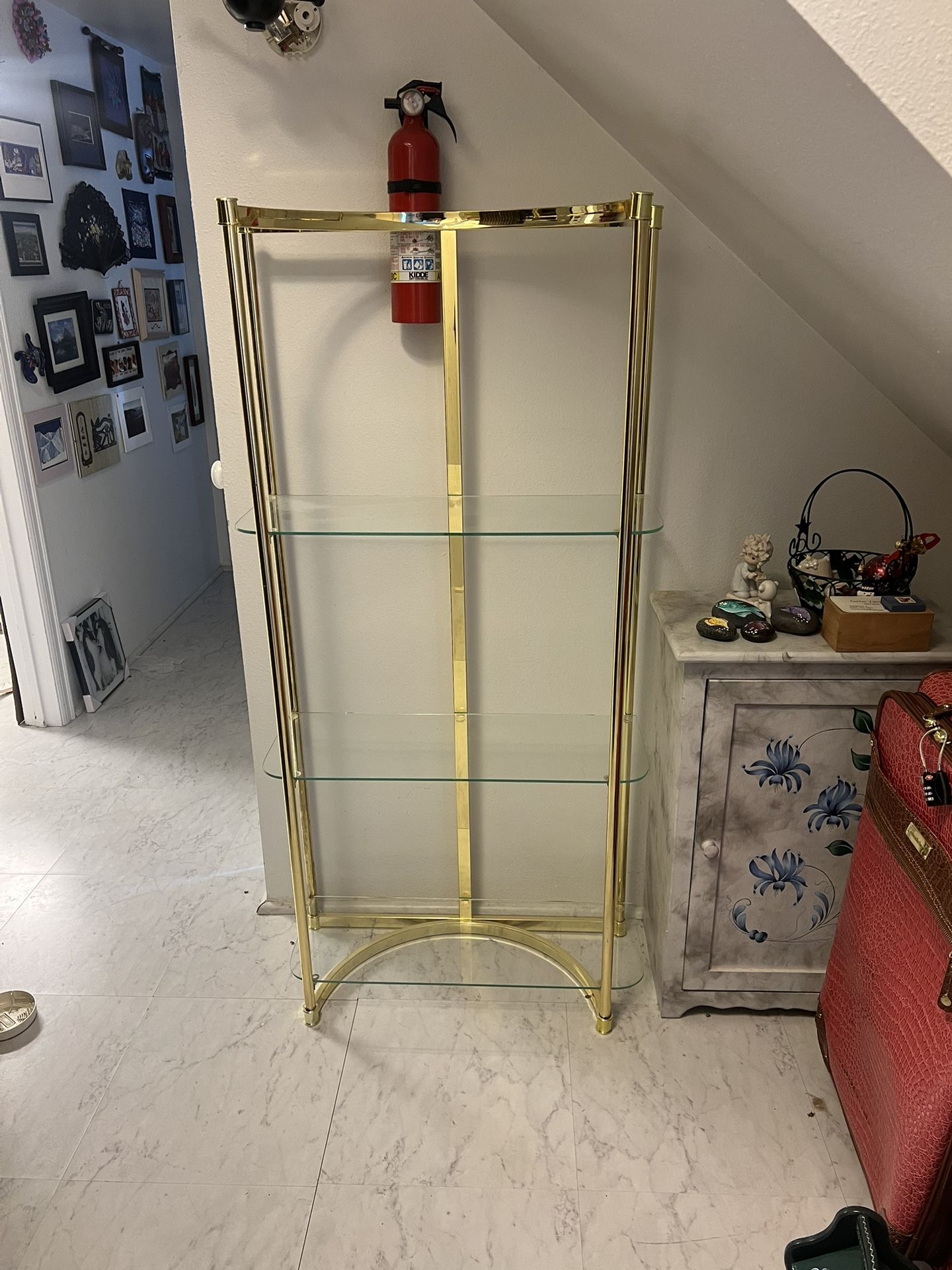 Glass Shelving Unit 