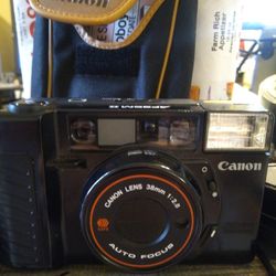 VINTAGE CANNON AF35MM II/ WITH CASE AND 2 LENS..EXCELLENT SHAPE