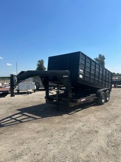 Gooseneck Dump Trailer 7x18