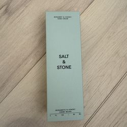 Salt & Stone Bergamot & Hinoki Nourishing Hand Cream New In Box