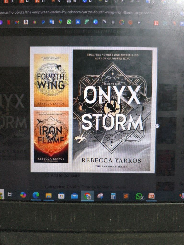 ( Pdf / Epub )The Empyrean Book Series | Onyx Storm | Fourth Wing | Iron Flame