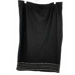 Torrid Studded Hem Ponte Skirt