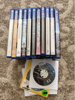 Playstation 4 games 5 each