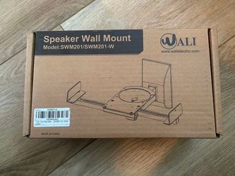 Universal Speaker Wall Mount - White (2 mounts)