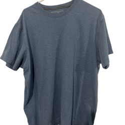 Eddie Bauer Legend Wash Blue Plain Blank T-Shirt Men's X-Large Short Sleeve Tee