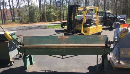 8’ sheet metal brake