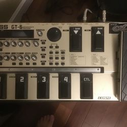 Boss GT6 Guitar Effects Pedal Board