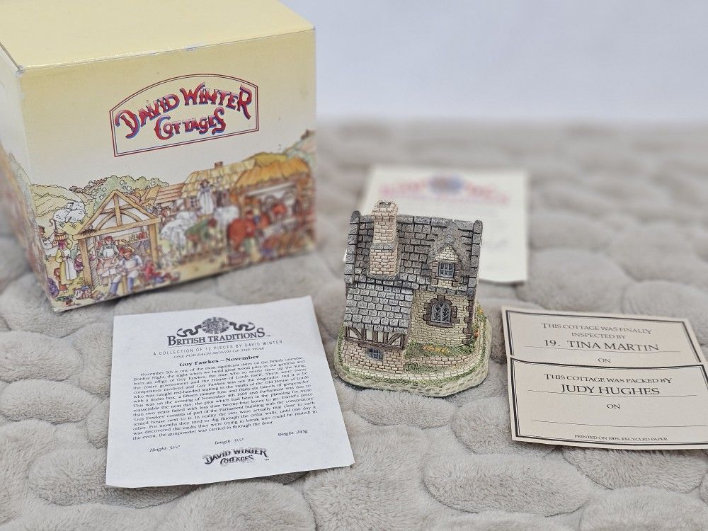VTG BRITISH TRADITIONS GUY FAWKES "NOVEMBER" by DAVID WINTER