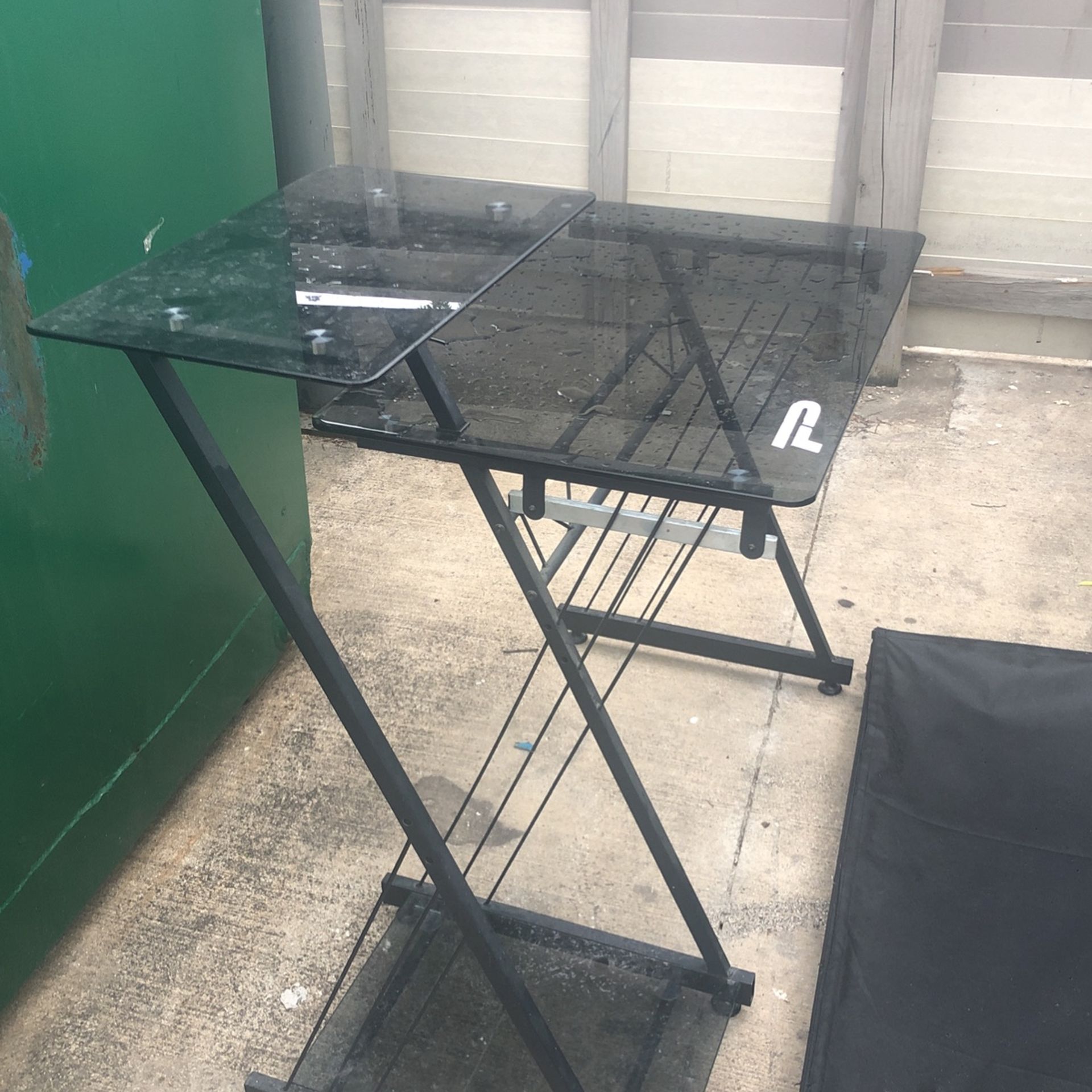 Glass Desk