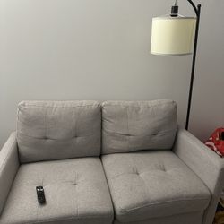 Grey Loveseat