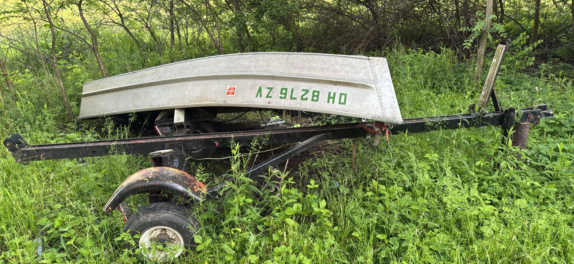 Paddle Boat With Trailer