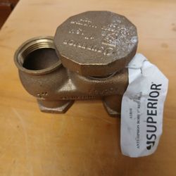 Selling 6 Superior  Asv 1inch Sprinkler Valves Brass No Shut  Off On Them  New  $180 For All 